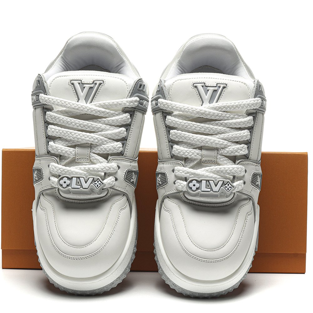 DD  Lou1s Vu1tton Trainer Maxi white/grey