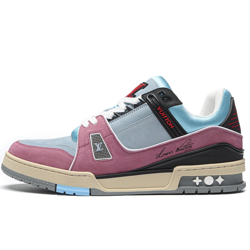 DD Lou1s Vu1tton Trainer Bluish Violet