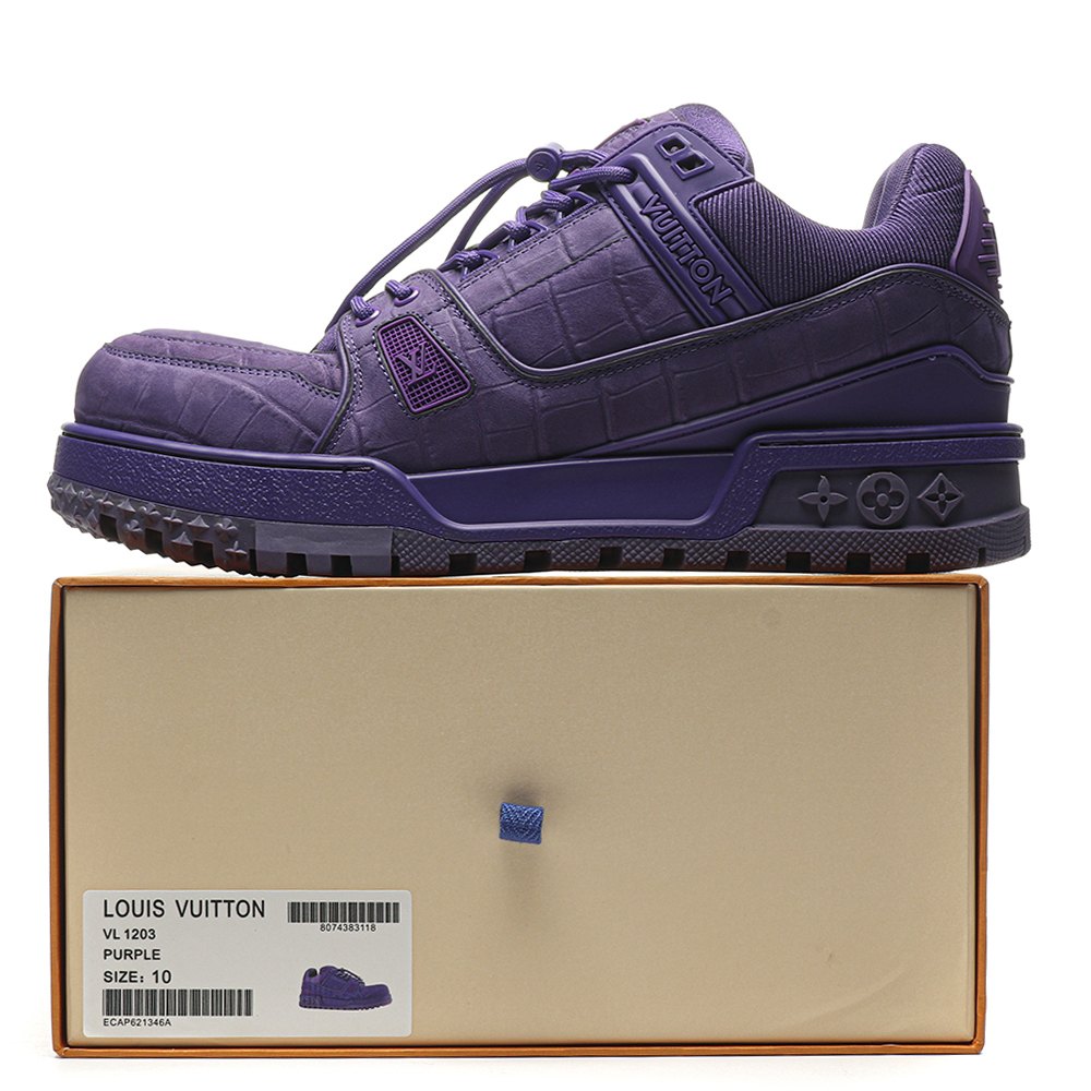 DD Lou1s Vu1tton Trainer Maxi Sneaker Violet