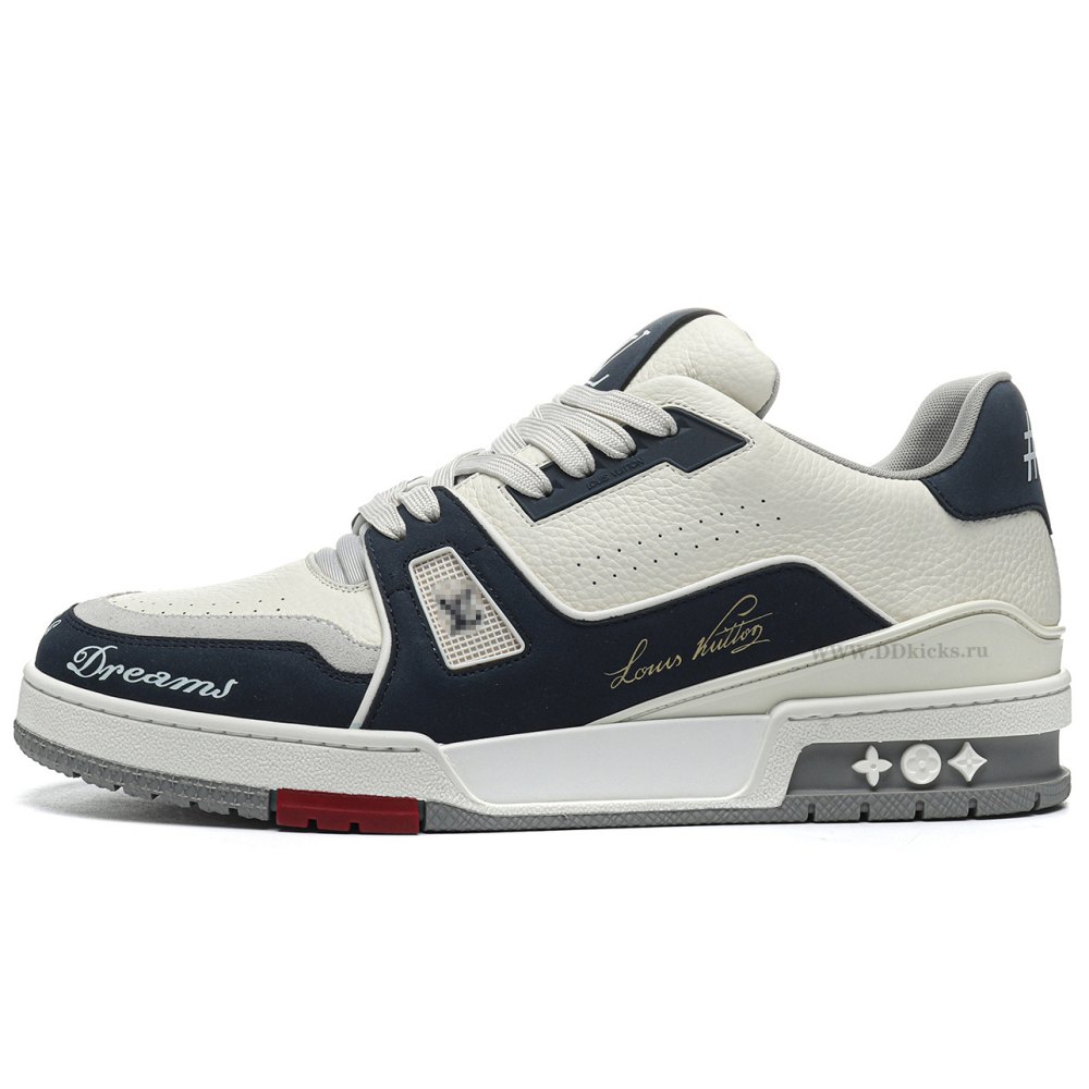DD Lou1s Vu1tton Trainer White/Blue