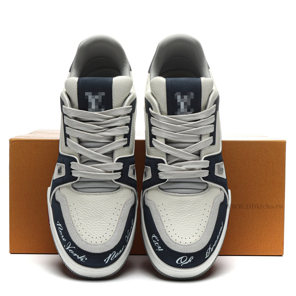 DD Lou1s Vu1tton Trainer White/Blue