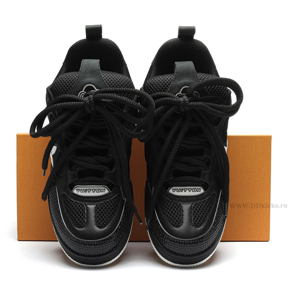 DD Lou1s Vu1tton Skate Sneaker Black White