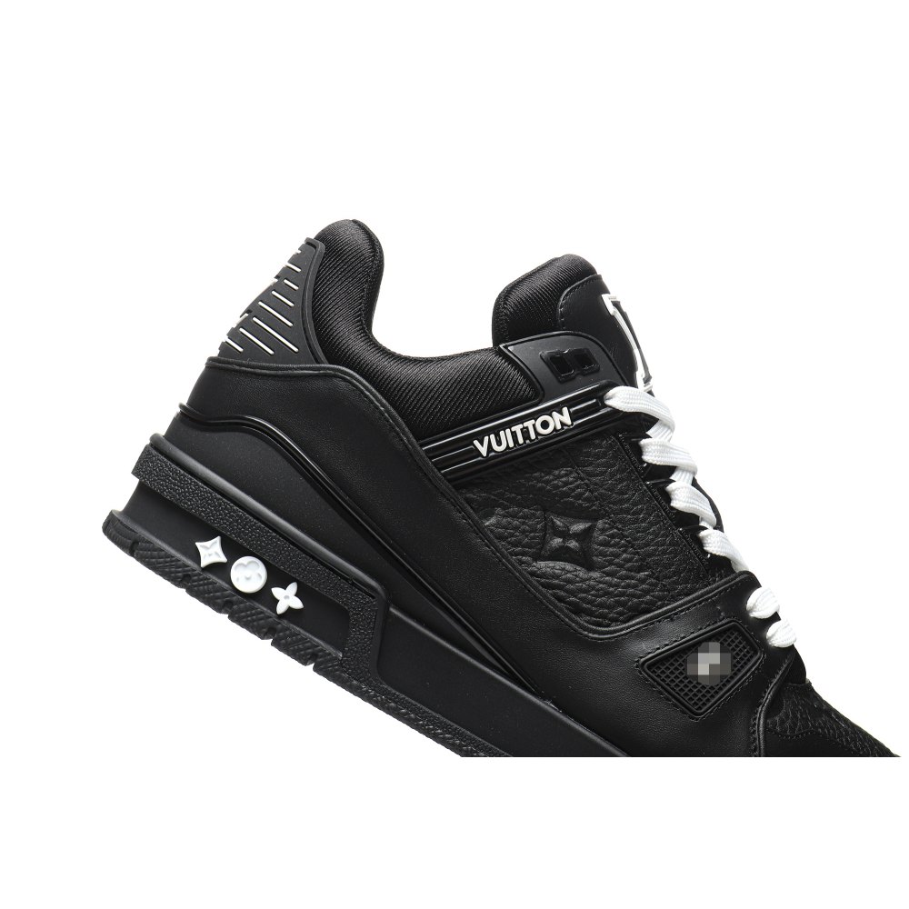 DD Lou1s Vu1tton Trainer Black Embossed Monogram