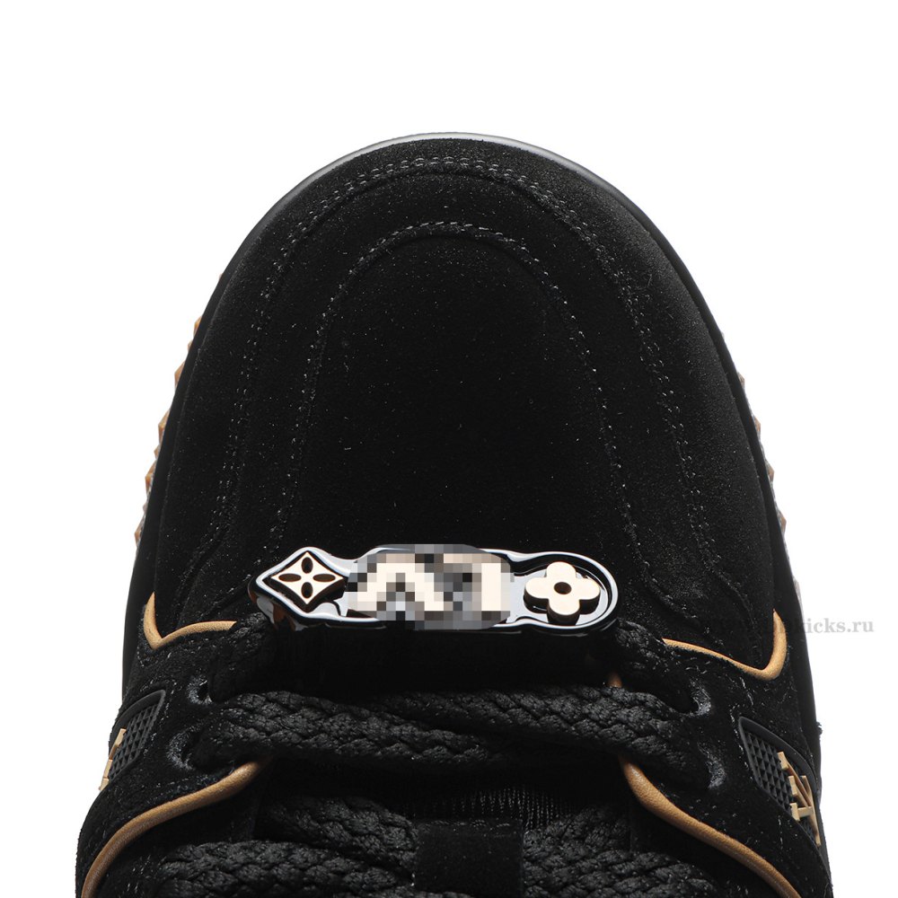 DD Lou1s Vu1tton Trainer Black Brown Suede