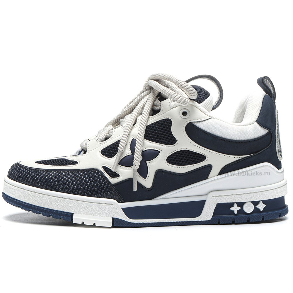 DD Lou1s Vu1tton Skate Sneaker Marine White