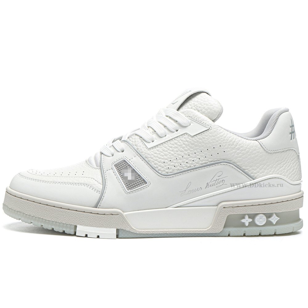 DD Lou1s Vu1tton Trainer White Signature