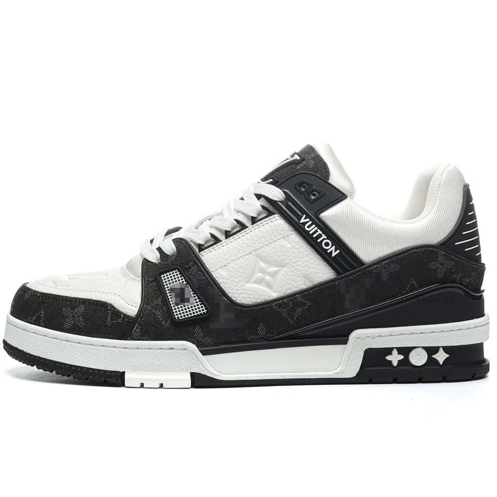 DD Lou1s Vu1tton Trainer Black White