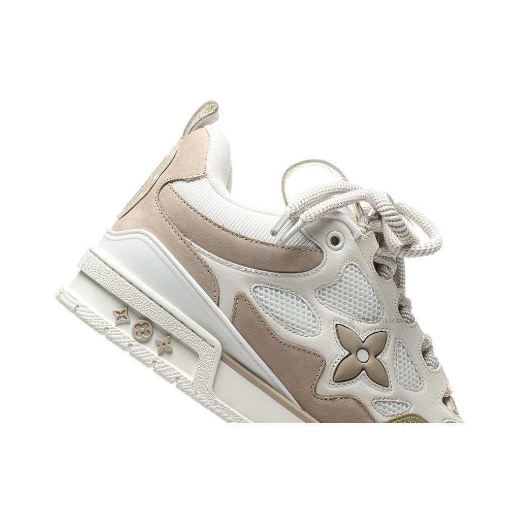 DD  Lou1s Vu1tton Skate Sneaker Beige White