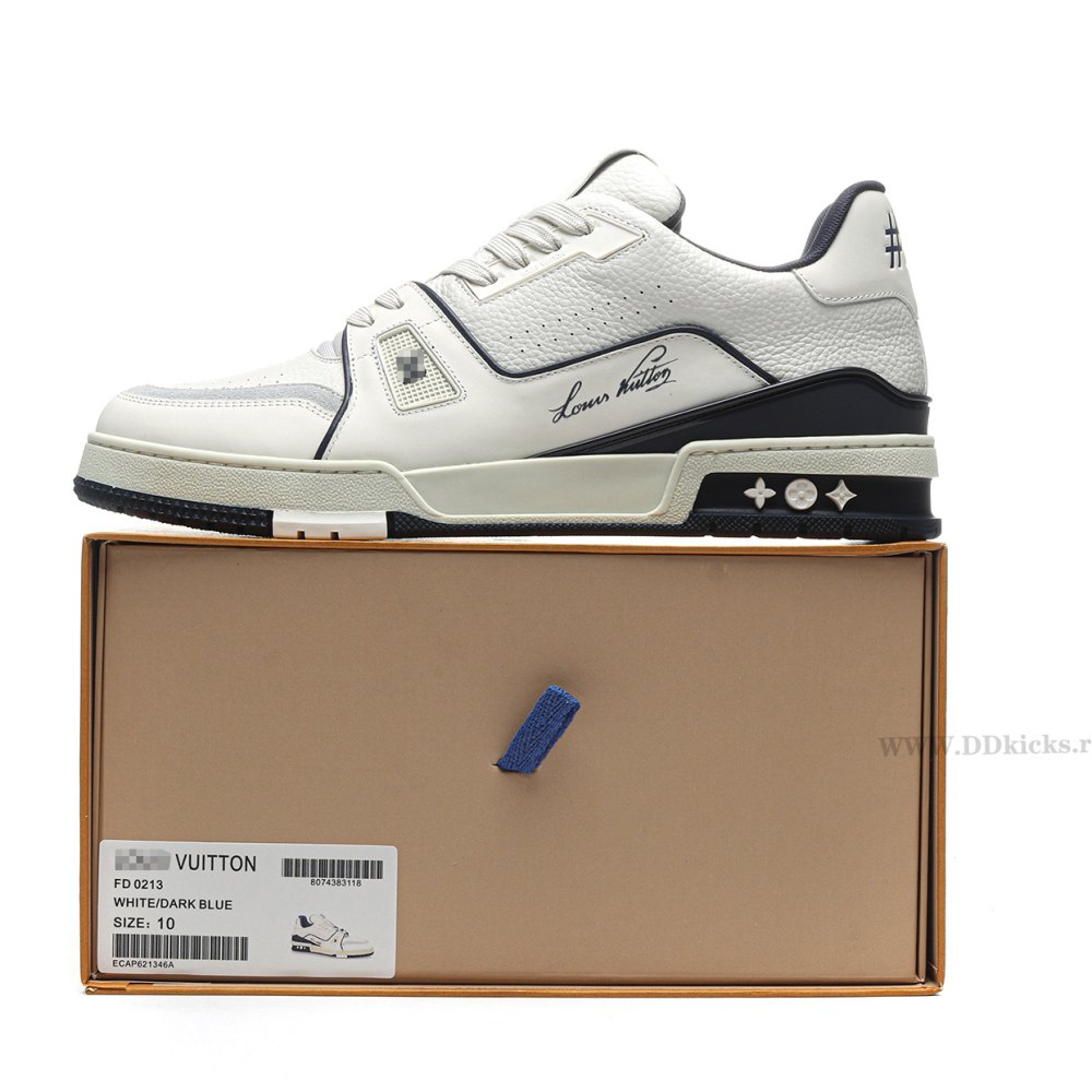DD  Lou1s Vu1tton Trainer #54 Signature White Marine