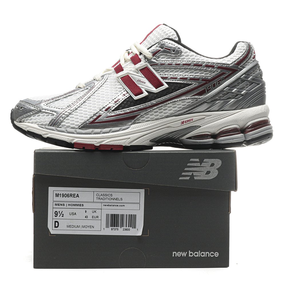 DD New Balance 1906R Silver Classic Crimson-M1906REA