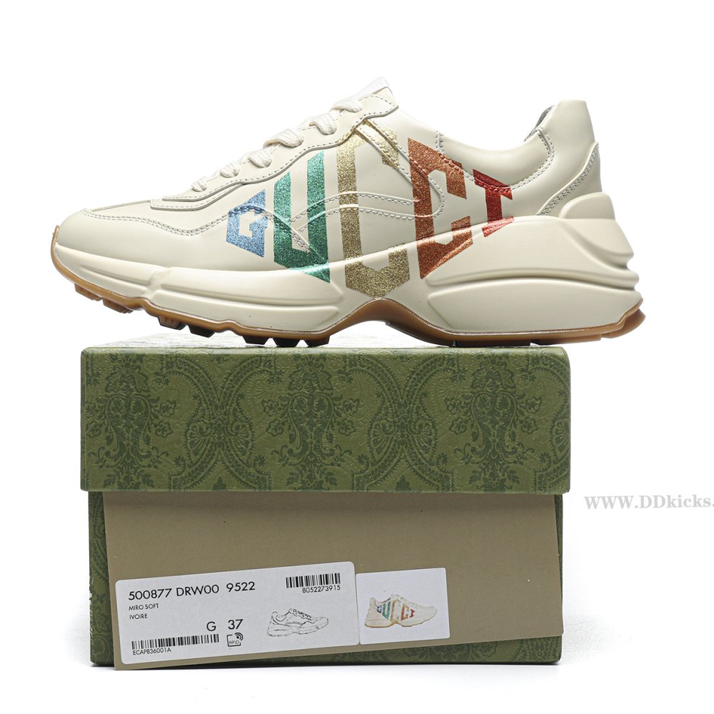 dd G*u*i1 rhyton rainbow glitter