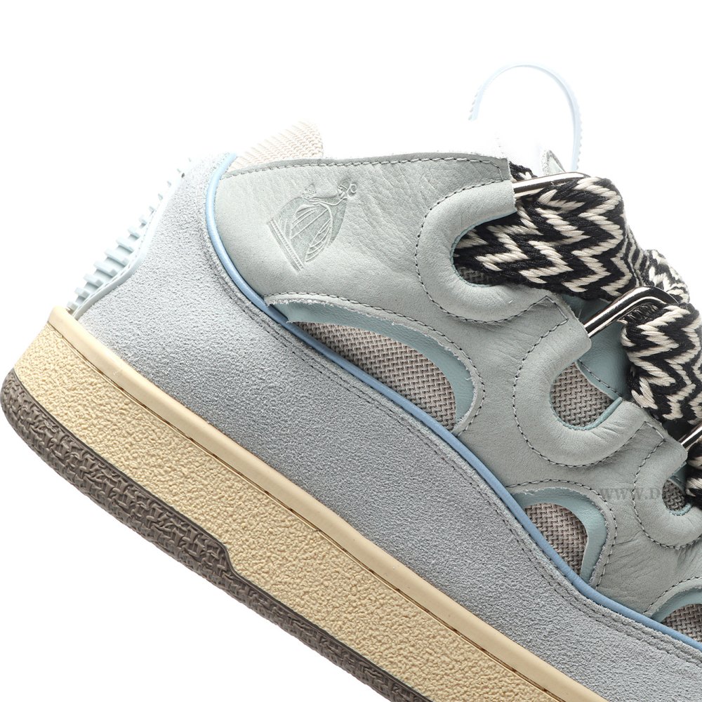DD 1*ANVIN Leather Curb Light Blue Gum (women's)