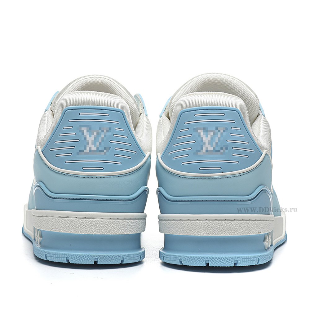 DD Lou1s Vu1tton Trainer Low White Sky Blue
