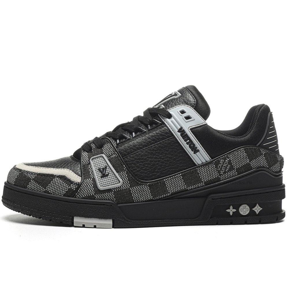 DD Lou1s Vu1tton Trainer Black Damier