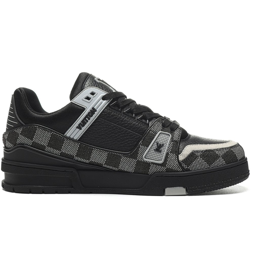 DD Lou1s Vu1tton Trainer Black Damier