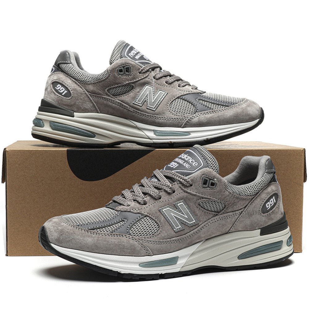 DD New Balance 991v2 MiUK Rock Ridge Grey