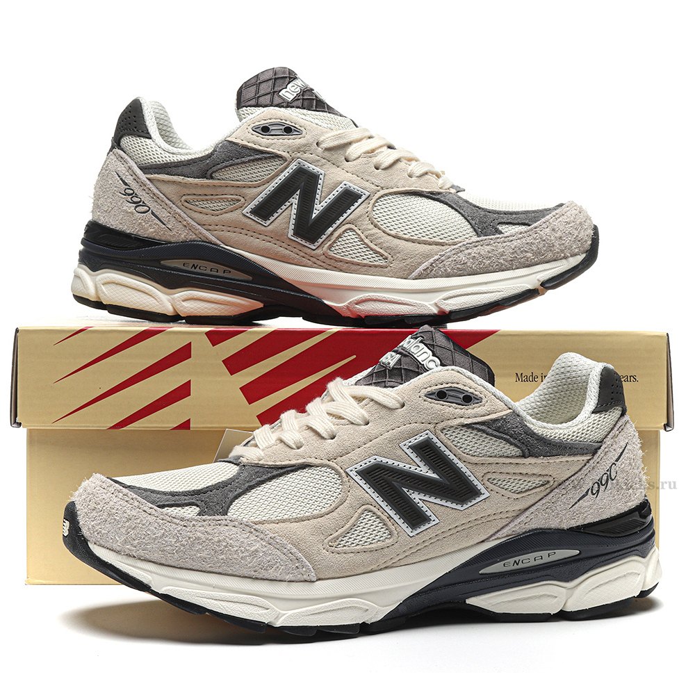 DD New Balance 990v3 MiUSA Teddy Santis Moonbeam