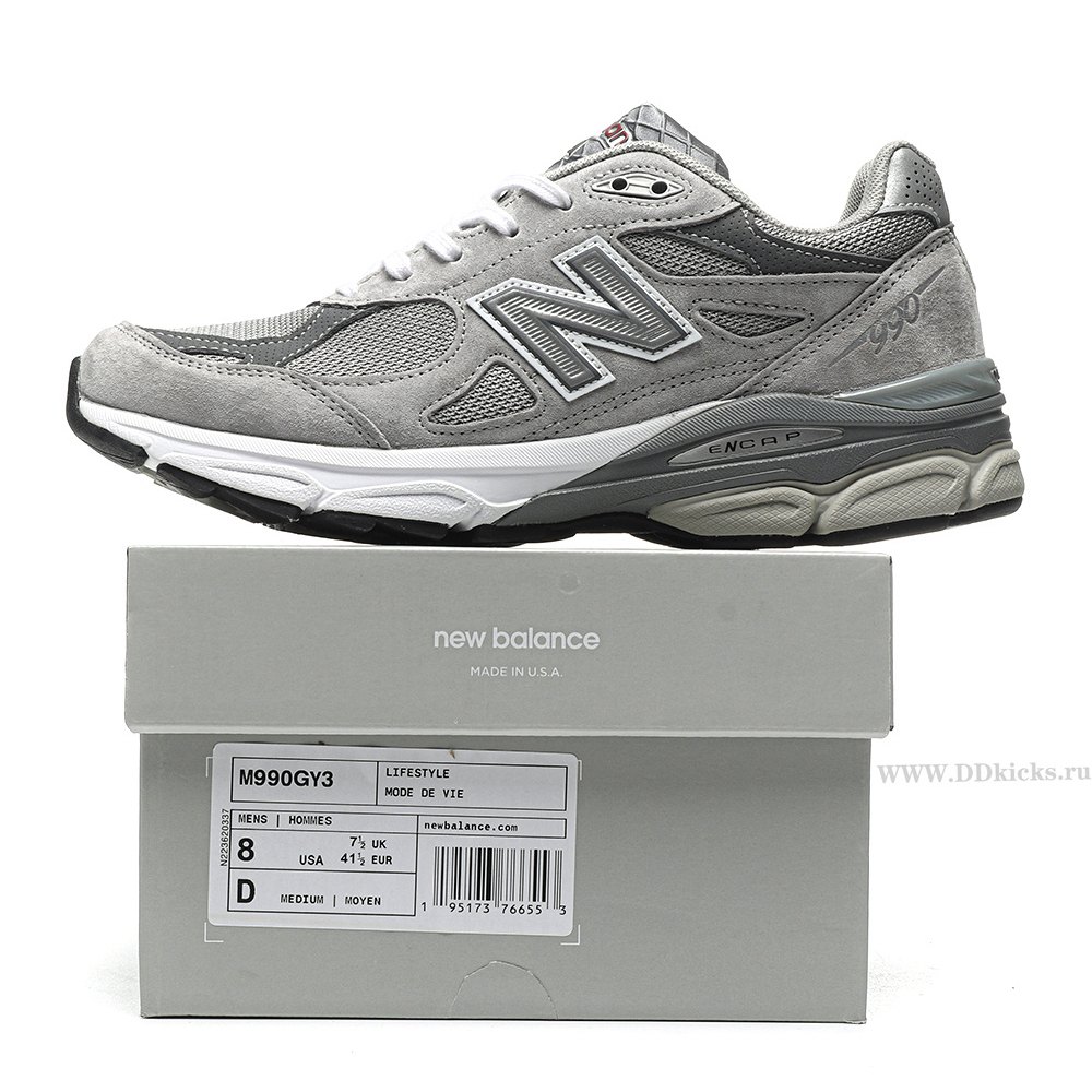 DD New Balance 990v3 MiUSA Grey