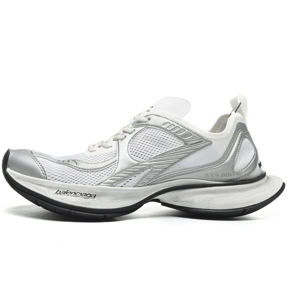 DD Bal*nc1aga Circuit Sneaker White/Silver