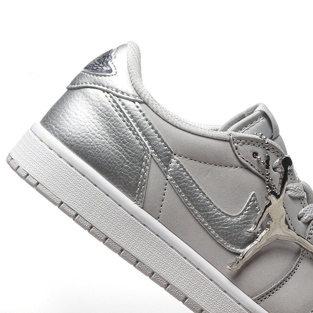 DD  Jordan 1 Low OG Metallic Silver-CZ0790 002