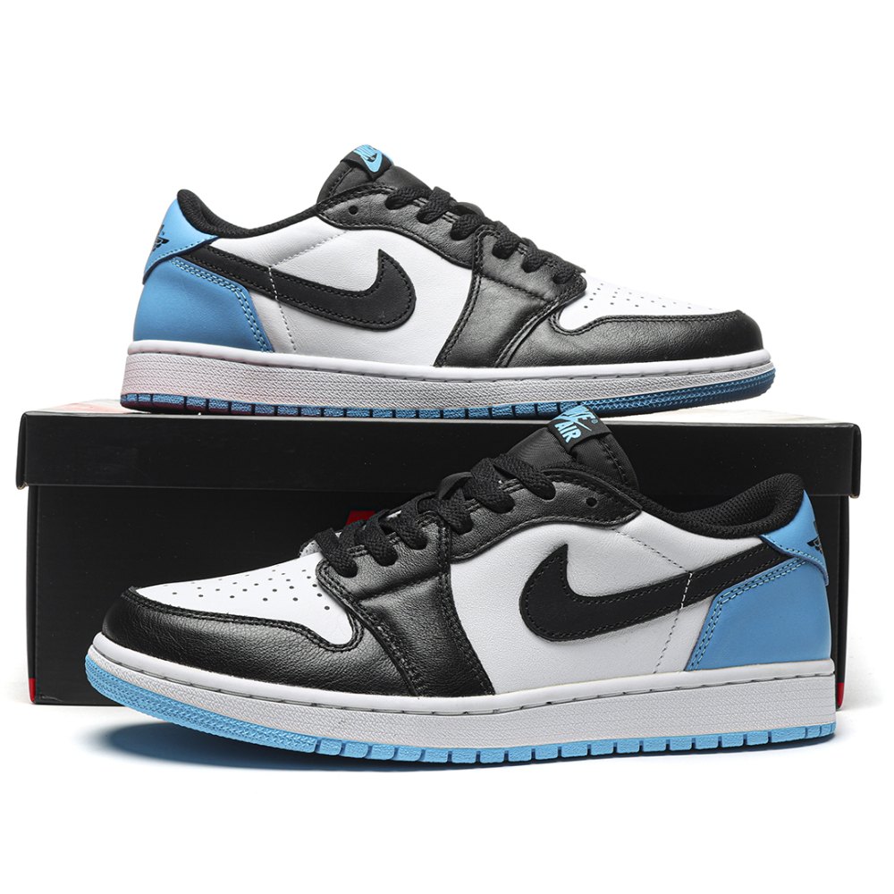 DD  Jordan 1 Retro Low OG Black Dark Powder Blue-CZ0790 104