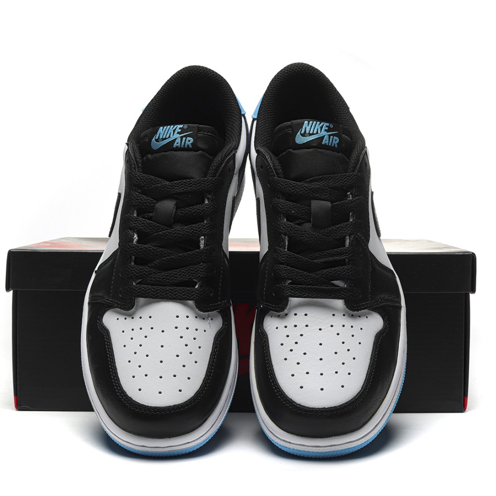 DD  Jordan 1 Retro Low OG Black Dark Powder Blue-CZ0790 104