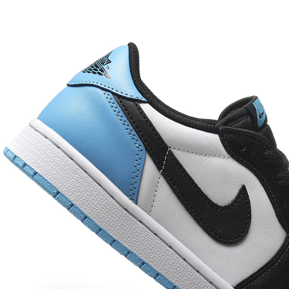 DD  Jordan 1 Retro Low OG Black Dark Powder Blue-CZ0790 104