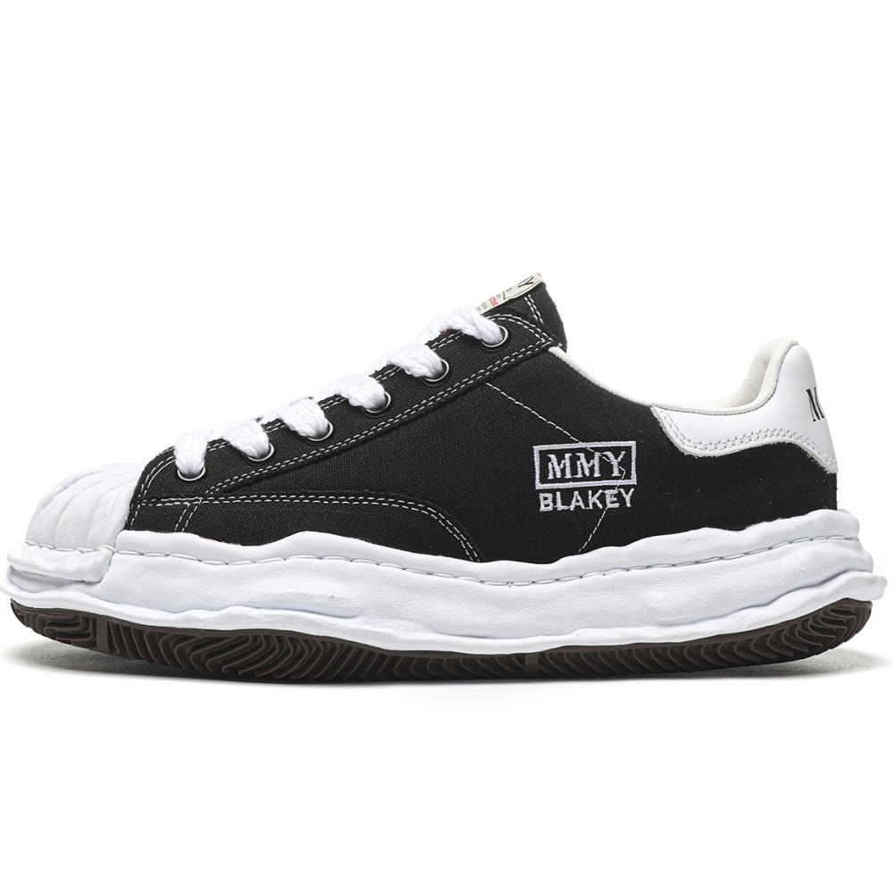 dd Ma*s*n mihara yasuhiro blakey og sole canvas low black-a08fw735