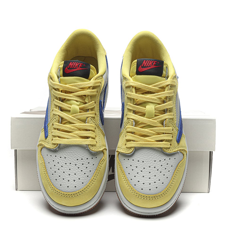 DD Jordan 1 Retro Low OG SP Travis Scott Canary (PS)-DZ5909 700