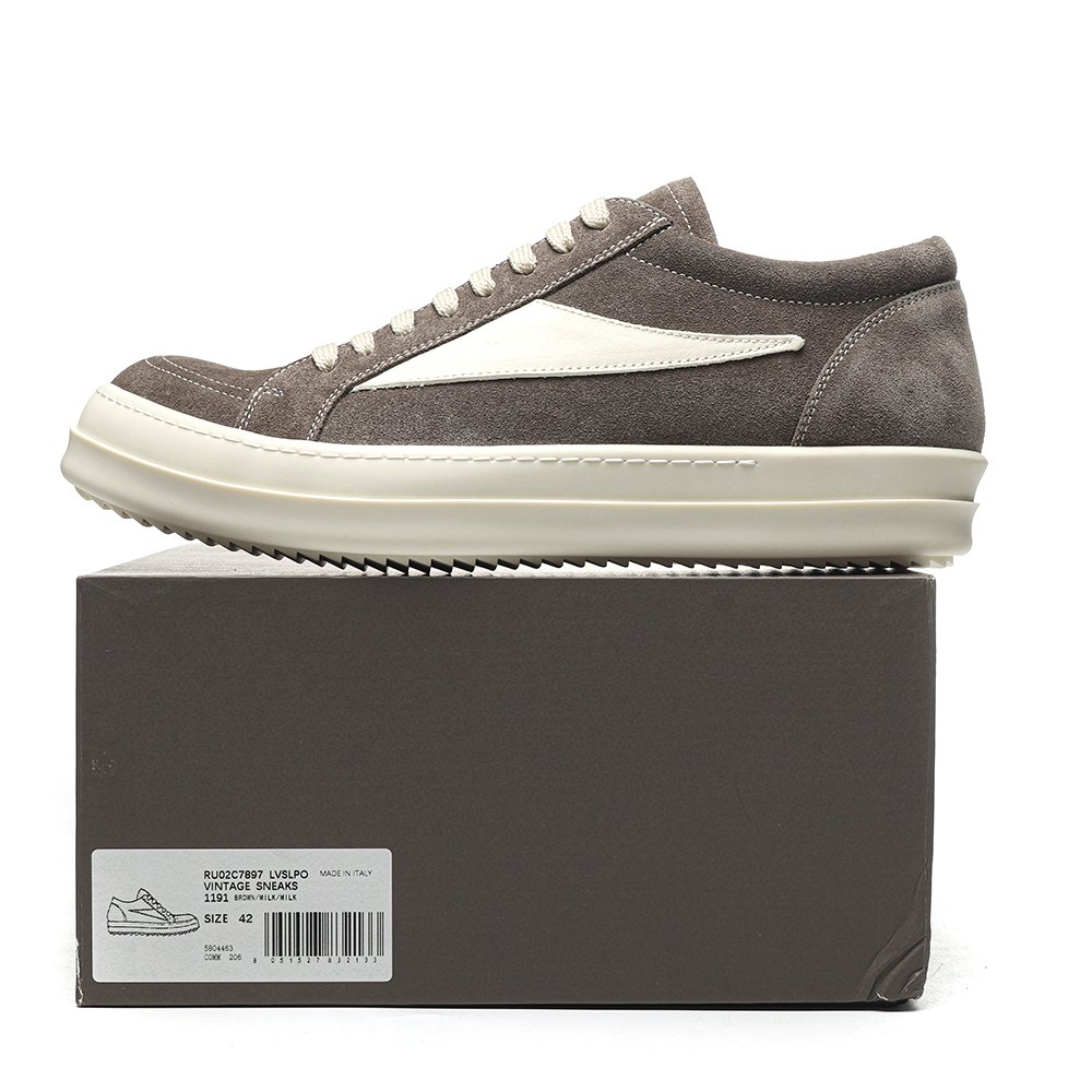 DD Rick 0wens Vintage Sneaks Dark Dust