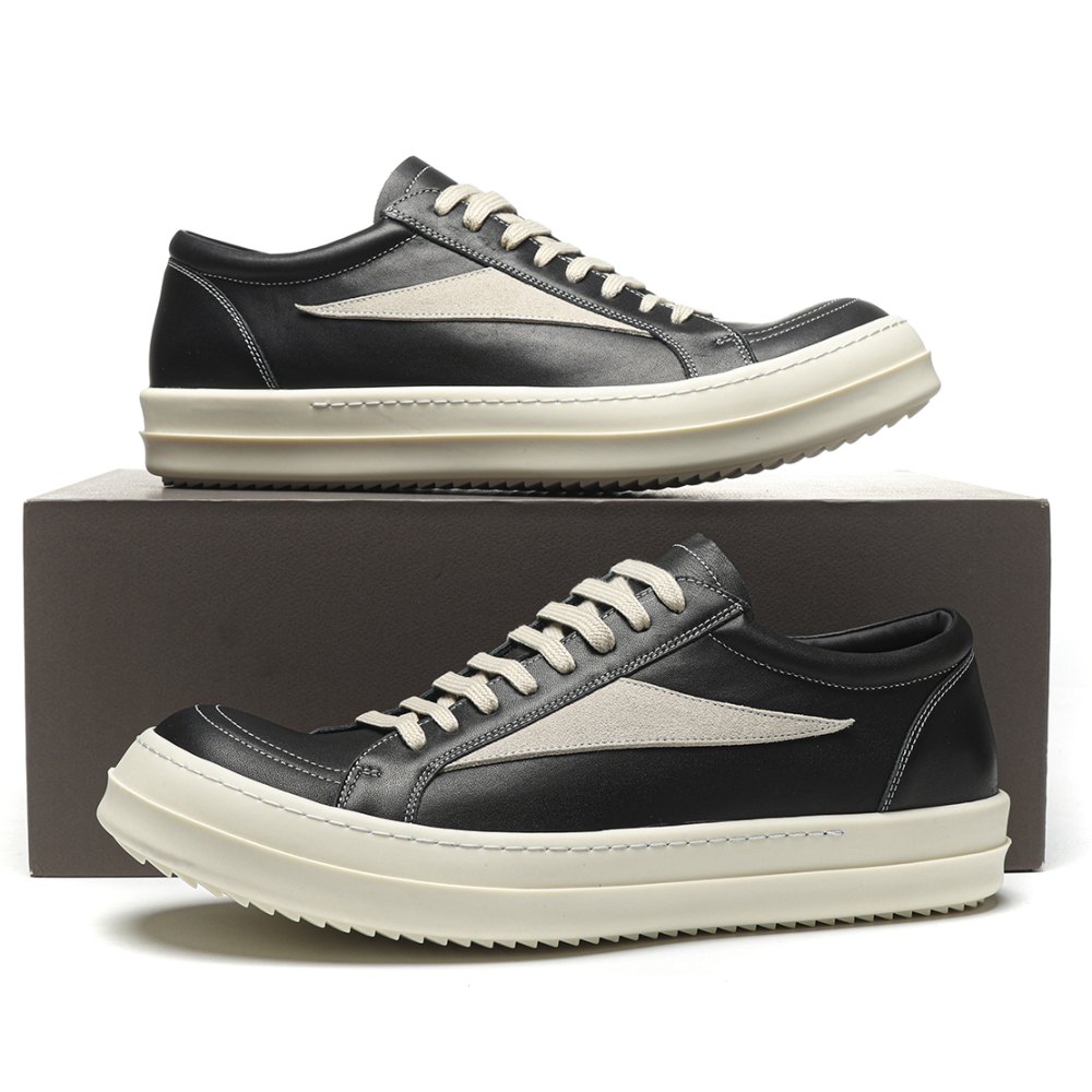 DD Rick 0wens Lidor Vintage Sneaks Black Milk-RU01D3897 LVSLPO