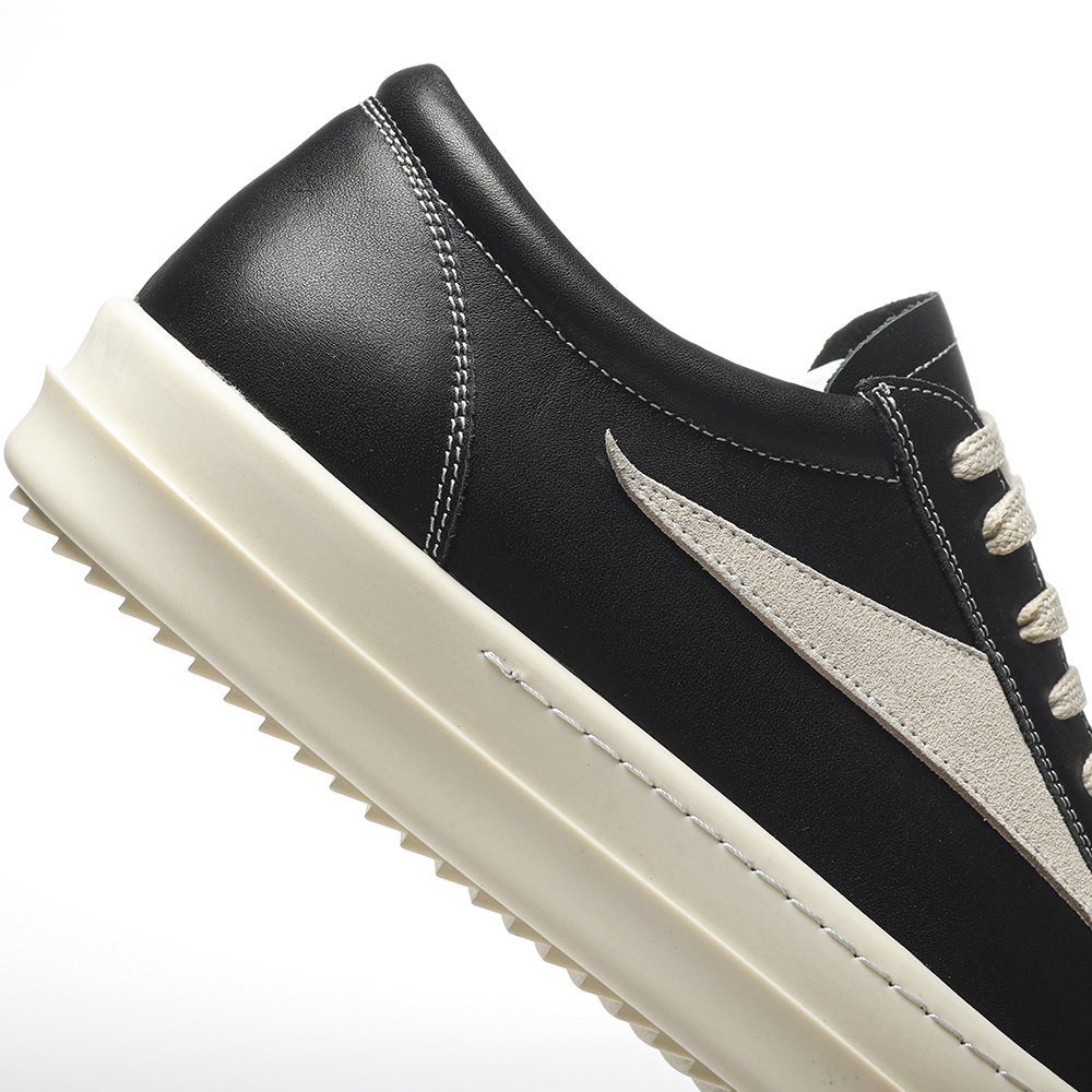 DD Rick 0wens Lidor Vintage Sneaks Black Milk-RU01D3897 LVSLPO