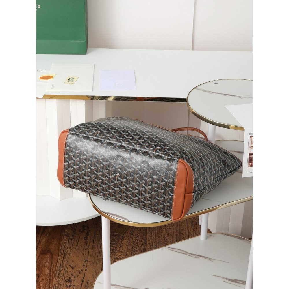 dd g0yard saint L**is pm bag black & tan 28*20*20cm