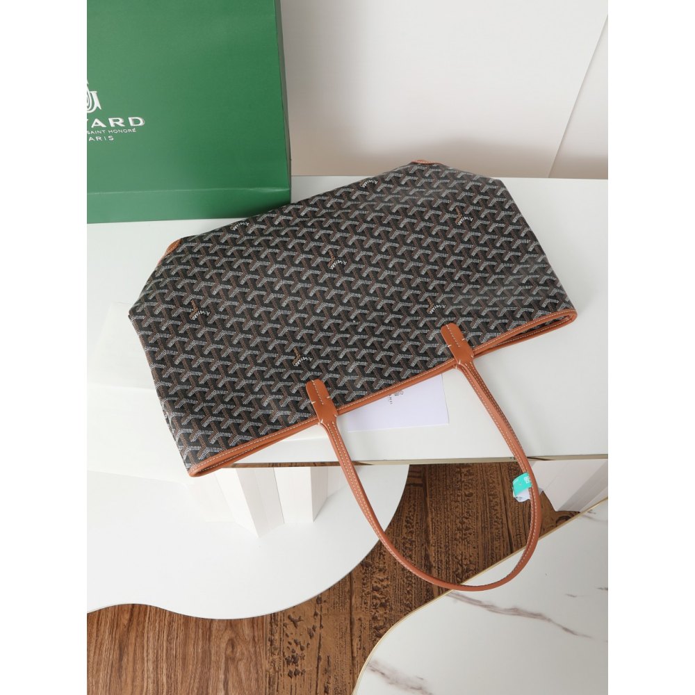 dd g0yard saint L**is pm bag black & tan 28*20*20cm