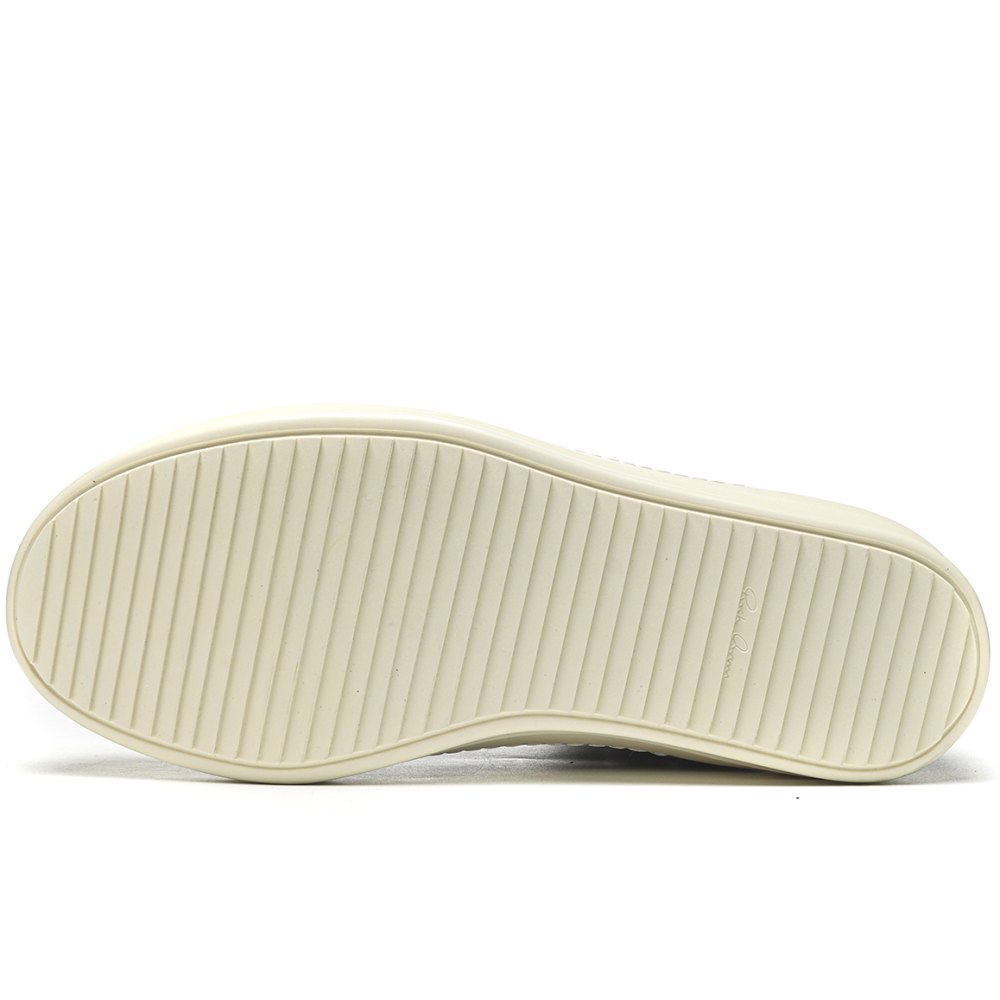 DD Rick 0wens Lido High Sneaks Black Milk  Canvas Boots -RR01C4892 LPOW2