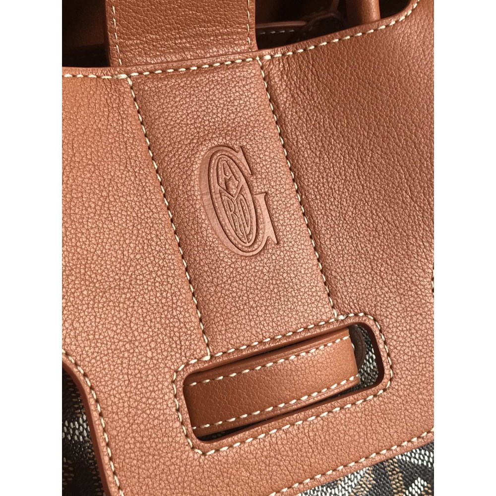 DD G0yard Saïgon tote bag Black & Tan 34cm x 18cm x 24cm