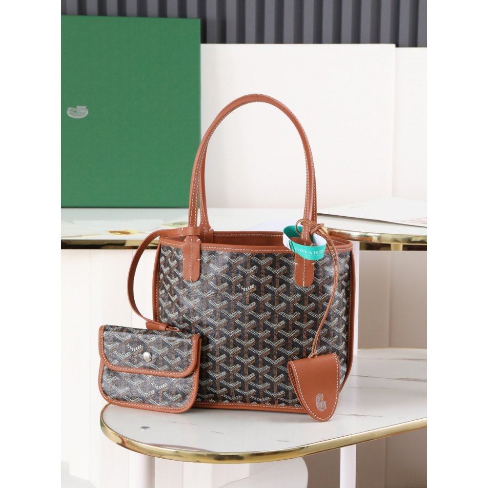 DD G0yard Anjou Mini Bag Black&Tan 20cm*20cm*10cm