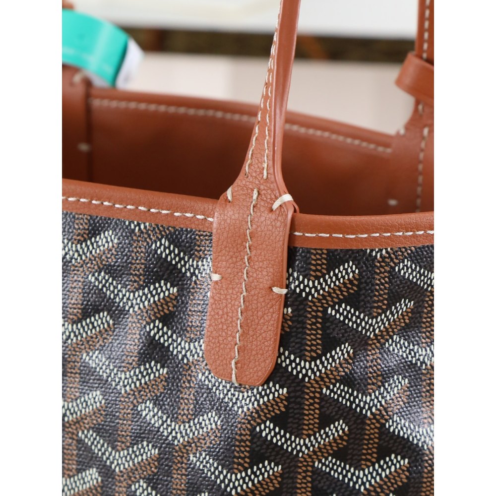 DD G0yard Anjou Mini Bag Black&Tan 20cm*20cm*10cm