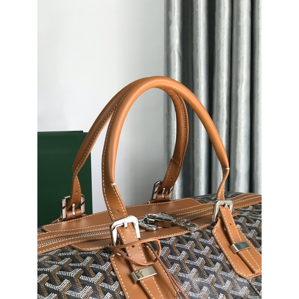 DD G0yard  Bowling 45 bag Black&Tan 30*22*45cm