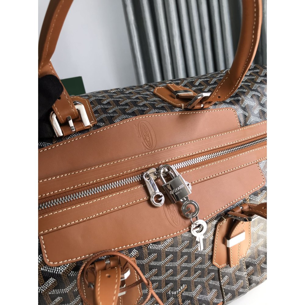 DD G0yard  Bowling 45 bag Black&Tan 30*22*45cm