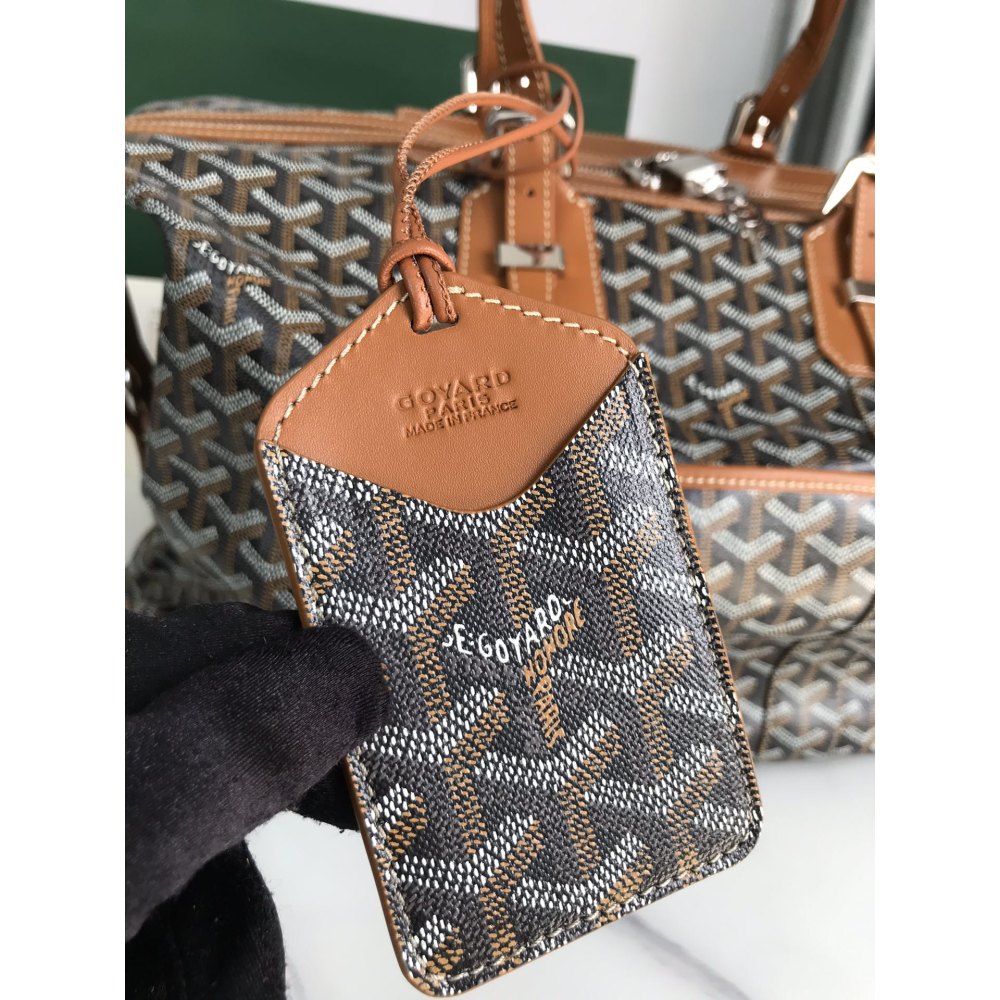 DD G0yard  Bowling 45 bag Black&Tan 30*22*45cm