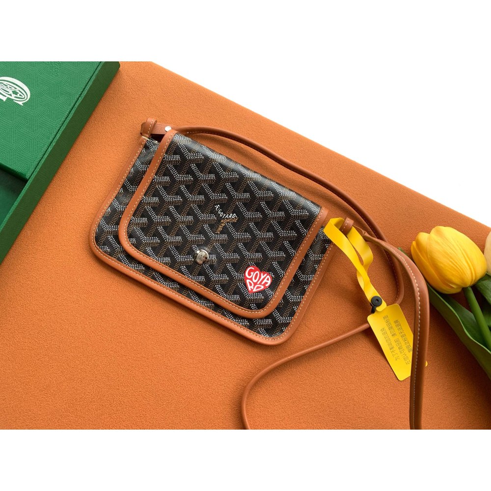 DD G0yard Plumet Pocket Walle Black & Tan 14cm*2.5*cm*20.5cm