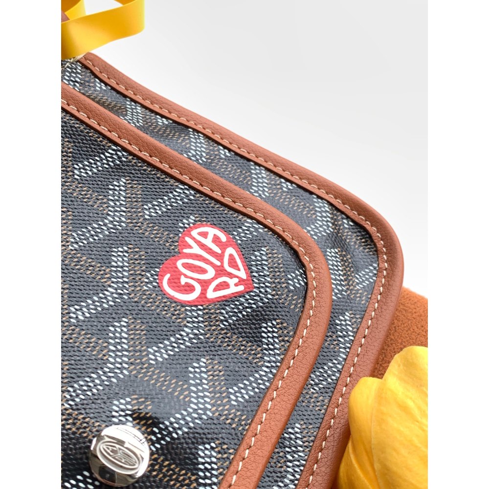 DD G0yard Plumet Pocket Walle Black & Tan 14cm*2.5*cm*20.5cm