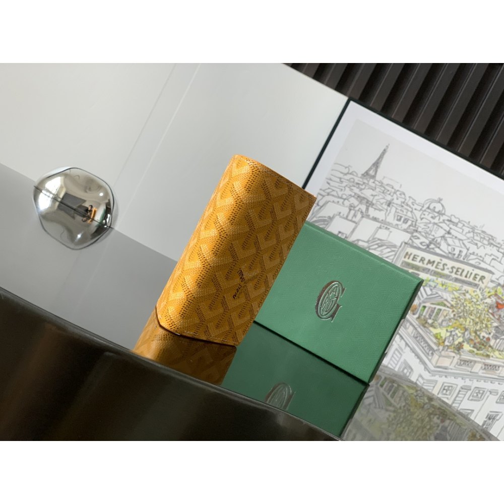 DD G0yard Saint-Pierre Card Wallet Yellow 11cm*1.5cm*7.5cm