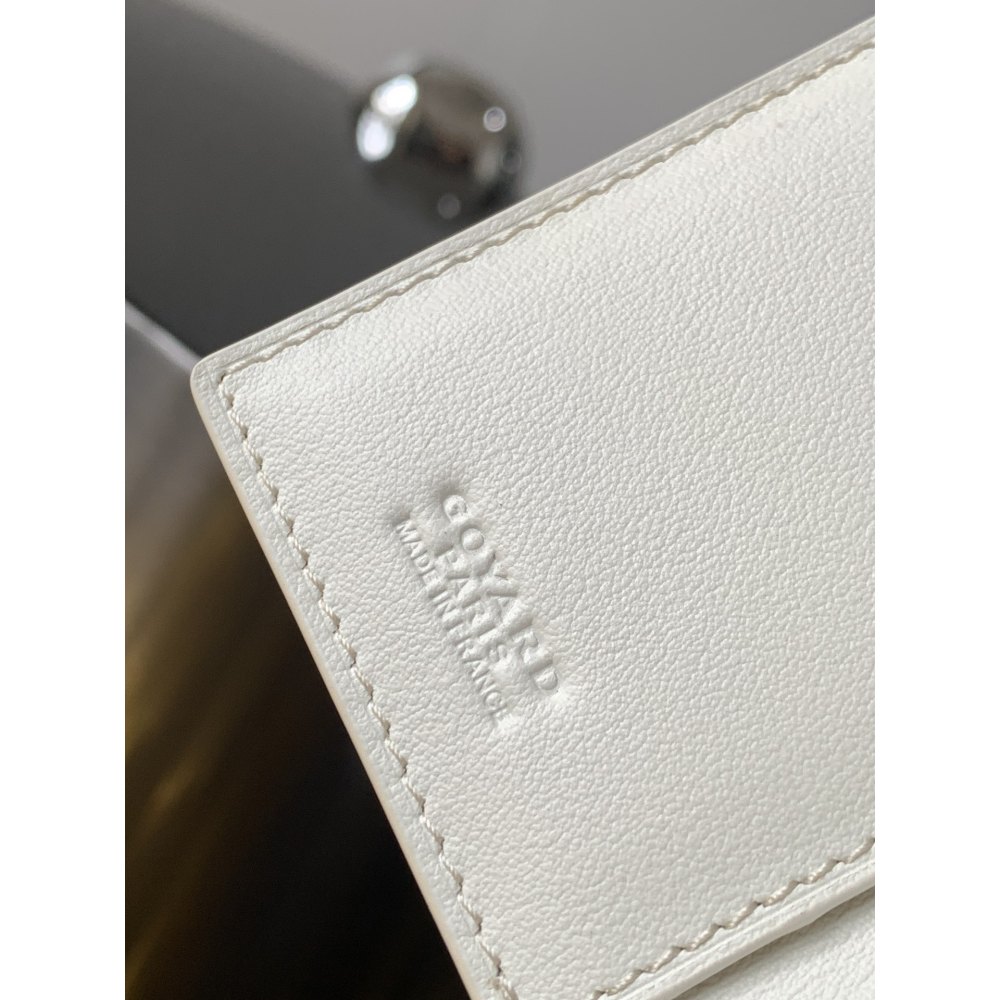 DD G0yard Saint-Pierre Card Wallet White 11cm*1.5cm*7.5cm