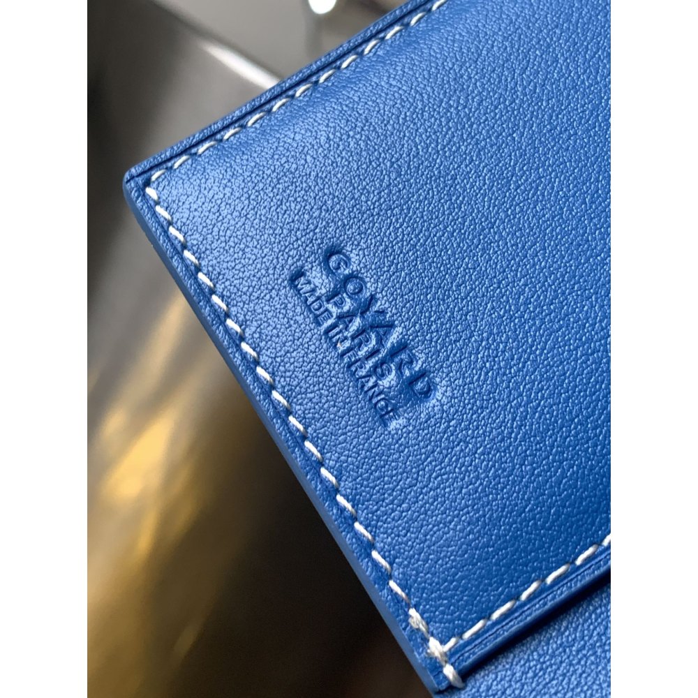 DD G0yard Saint-Pierre Card Wallet Blue 11cm*1.5cm*7.5cm