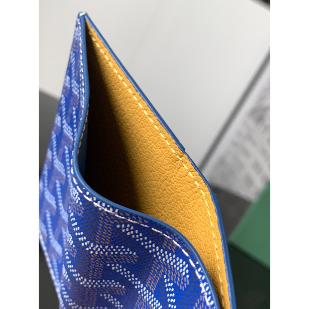 DD G0yard Saint-Pierre Card Wallet Blue 11cm*1.5cm*7.5cm