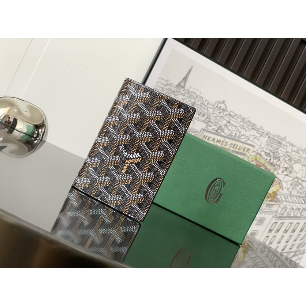 DD G0yard Saint-Pierre Card Wallet Black 11cm*1.5cm*7.5cm