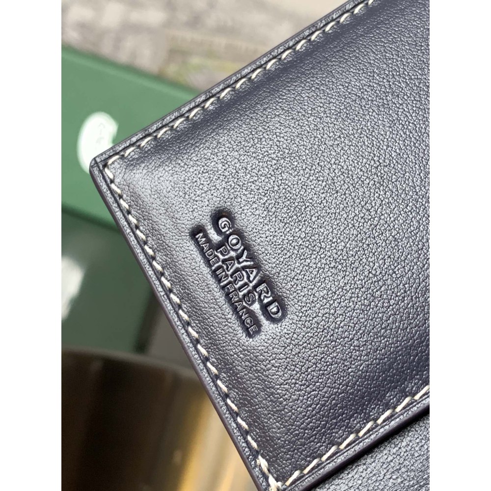 DD G0yard Saint-Pierre Card Wallet Navy Blue 11cm*1.5cm*7.5cm