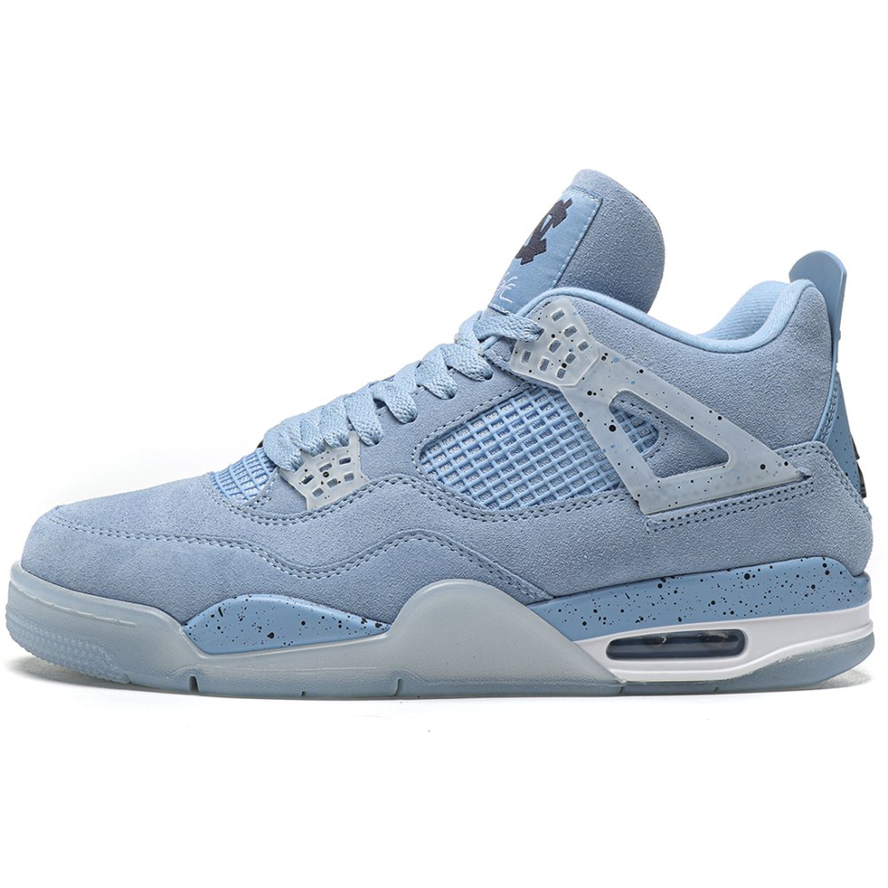 DD Air Jordan 4 Retro 'UNC Football' PE Blue